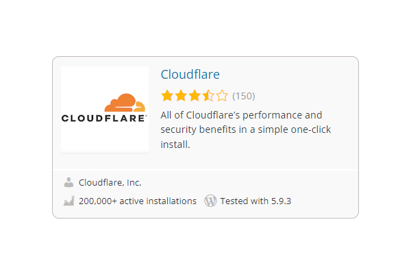 cloudflare plugin for wordpress website