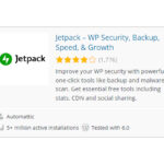 jetpack security plugin for WordPress site