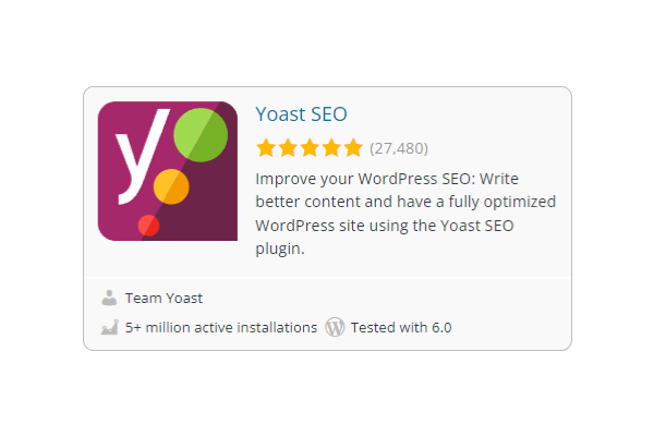 yoast SEO plugins to boost SEO performance of WordPress website